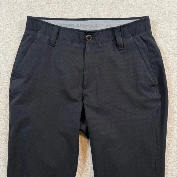 Under Armour Matchplay Mens Black Loose Golf Pants Size 30x30 - Picture 4 of 10